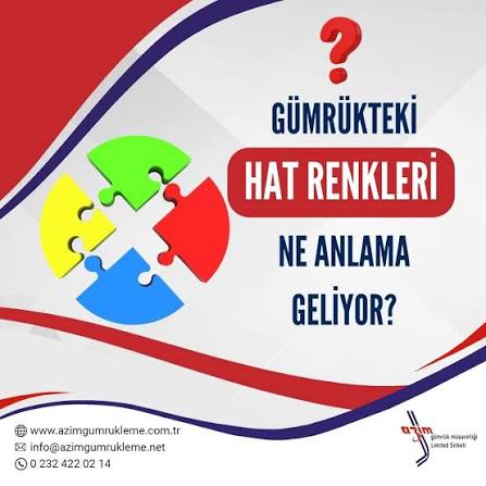 Muayene hatları: yeşil, sarı, kırmızı, mavi ne demek?